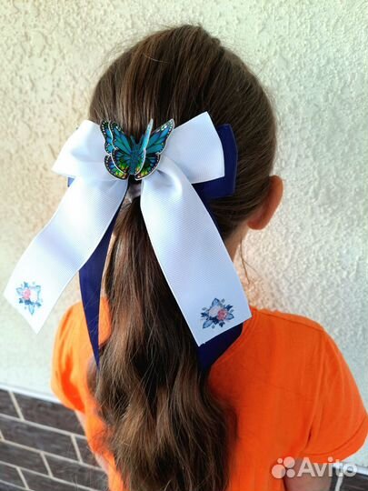 Бантики на заколке автомат