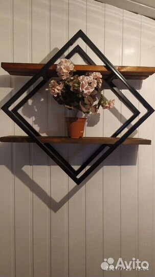 Полка в стиле Лофт