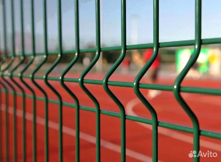 Забор из 3D сетки под ключ + Установка + Доставка