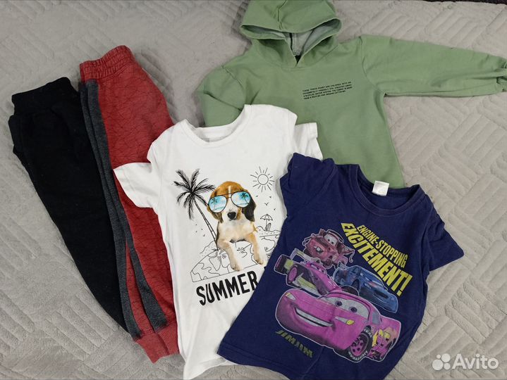 Вещи пакетом на мальчика 98 104