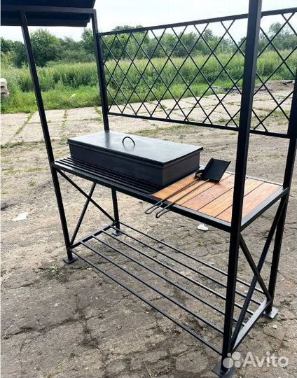 Мангал с крышей от завода производителя