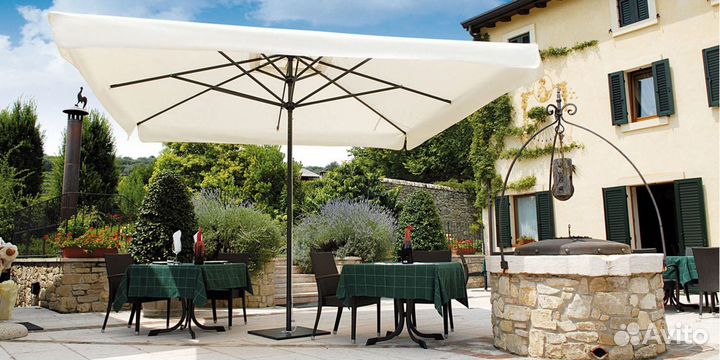 Зонт уличный ветроустойчивый