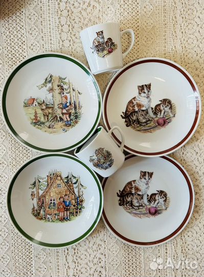 Детская посуда ГДР