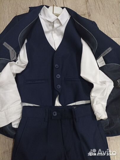 Школьная форма костюм на мальчика 122
