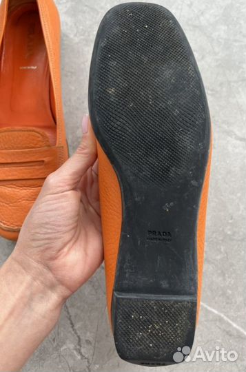 Мокасины туфли Prada оригинал