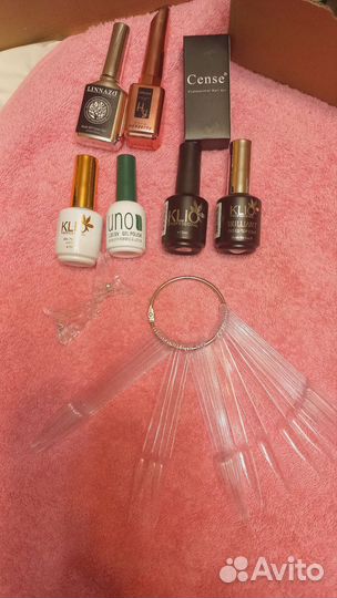 Лак для ногтей, топ, база, шпатели,пилочки и т.д