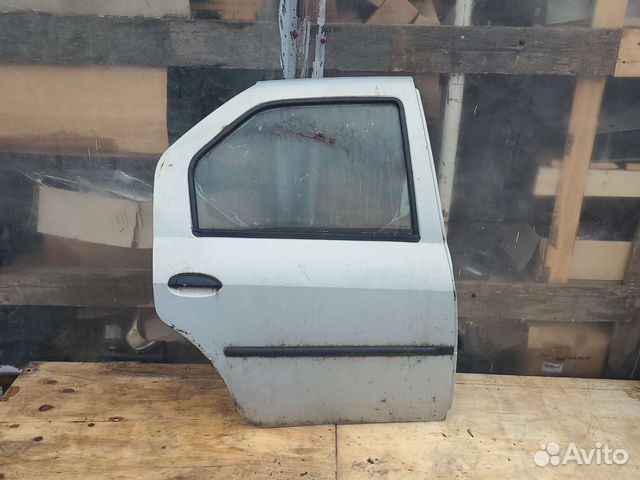 Дверь задняя правая renault logan 1