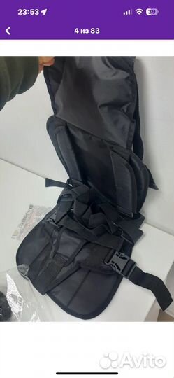 Бескаркасное детское авто кресло