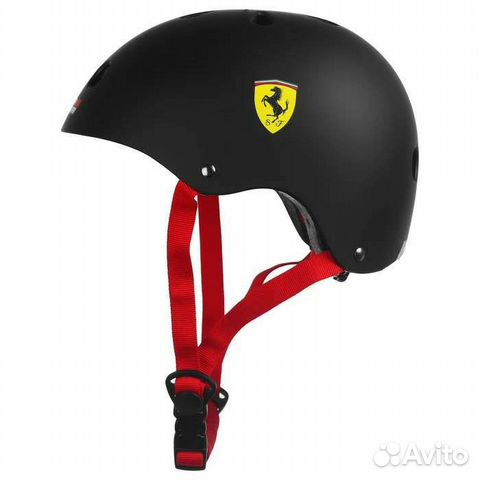 Шлем защитный - Ferrari (Новый Черный)