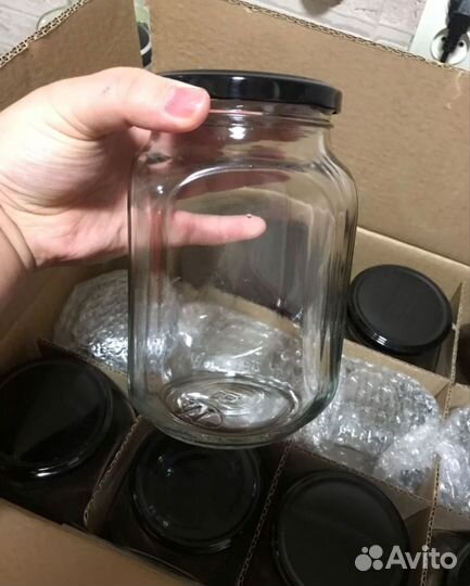 Набор банок для хранения стекло 12 шт