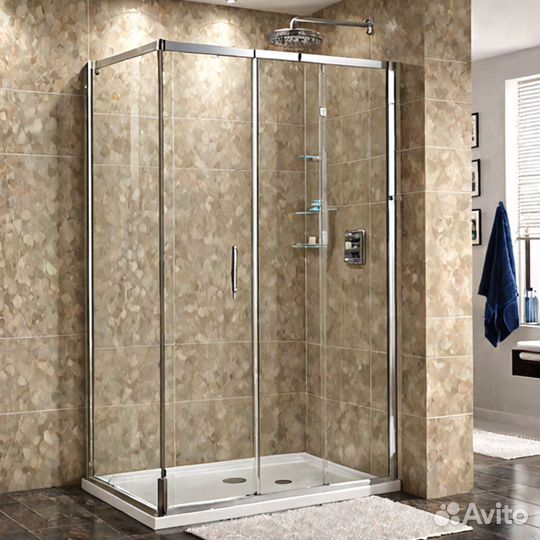 Душевые стеклянные ограждения гарантия 5 лет