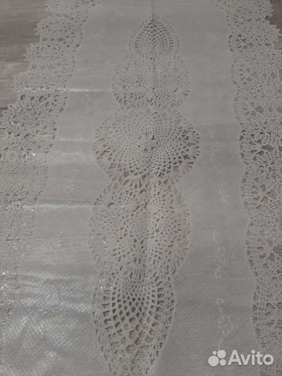 Силиконовая скатерть с кружевом