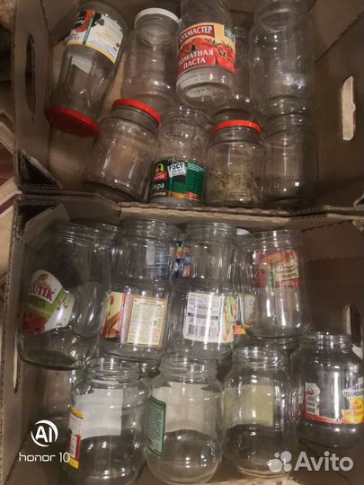 Банки стеклянные 3л и 0,5л и 0,1л