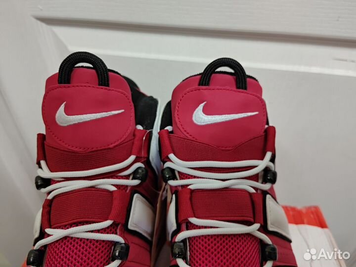 Nike Air More Uptempo University Red Black White