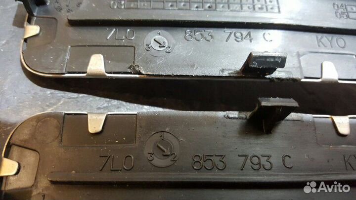 Накладка порога Porsche Cayenne 957 turbo M48.51