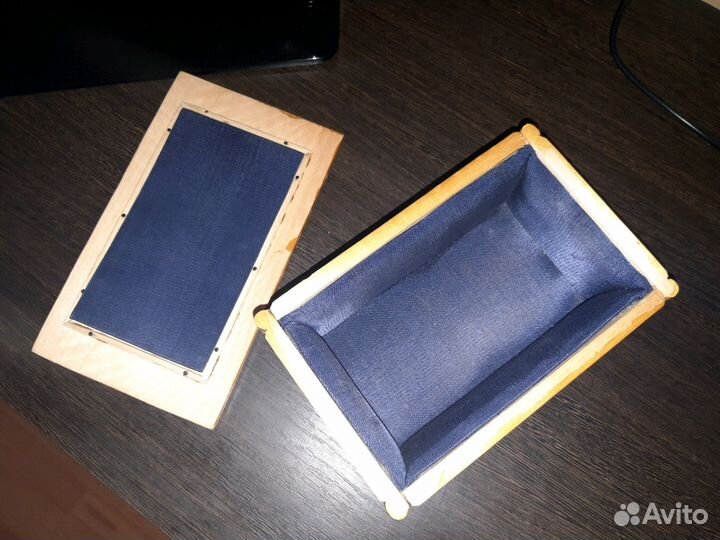 Винтажная Шкатулка резная дерево на ножках 22см