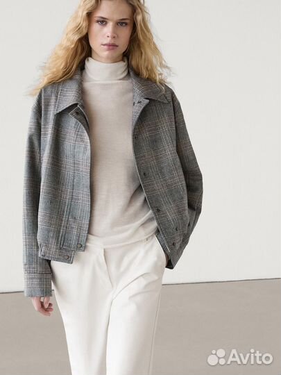 Брюки прямого кроя Massimo dutti