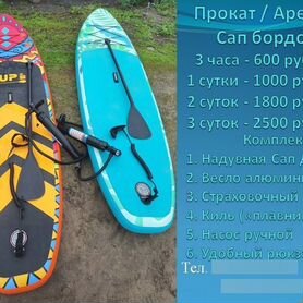 Sup board доски в накаченном виде