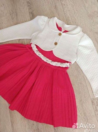 Вещи(сарафан,блузка,костюм,платья)на девочку 92р
