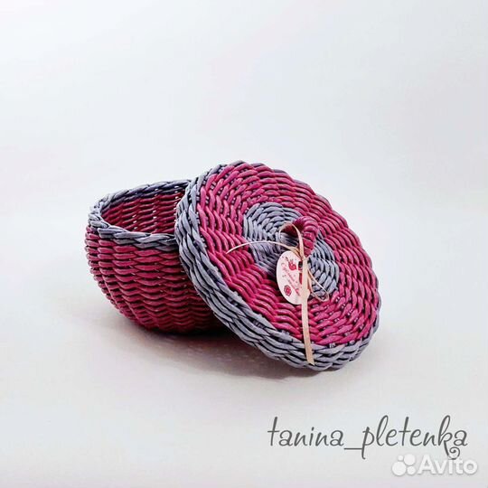 Корзины, короба, шкатулки плетеные на заказ