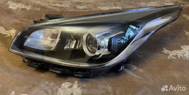 Фара левая киа рио 4 линза