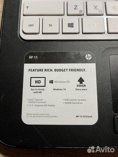 Ноутбук HP 15-f233wm
