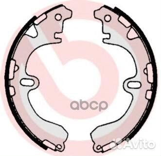 Колодки тормозные барабанные задн. toyota caldi