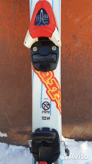 Горные лыжи и ботинки детские