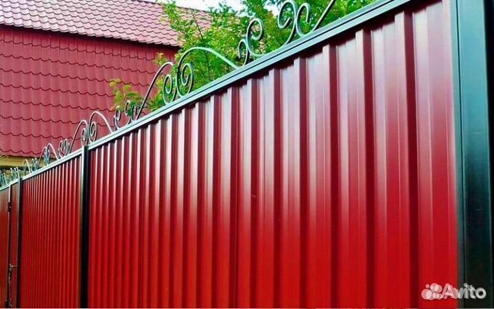 Забор из профнастила