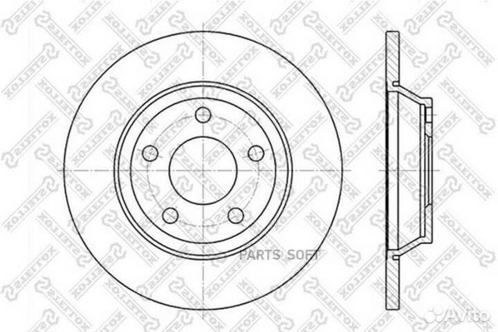 6020-4745-SX диск тормозной передний\ Audi A4 1.6