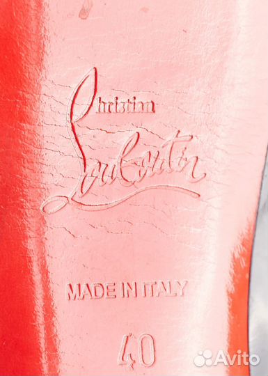 Ботильоны christian louboutin 40 оригинал