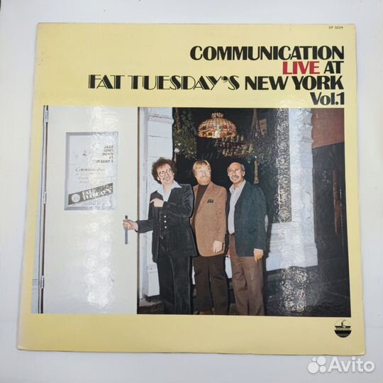 Communication – Live AT Fat Tuesday's New LP 1980