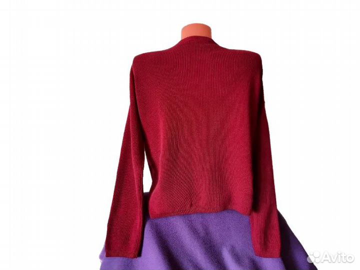 Джемпер для девочки бордовый S