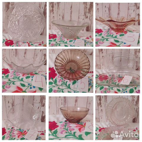 Посуда СССР/карамельное стекло