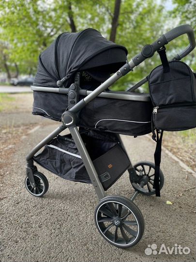 Коляска трансформер 2в1 luxmom v8