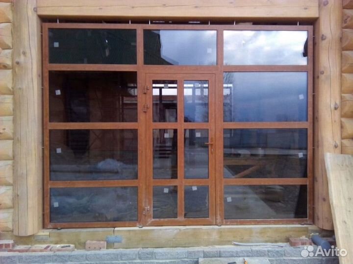 Алюминевые входные группы установка