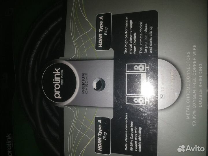 Кабель hdmi - hdmi новый, 10 метров