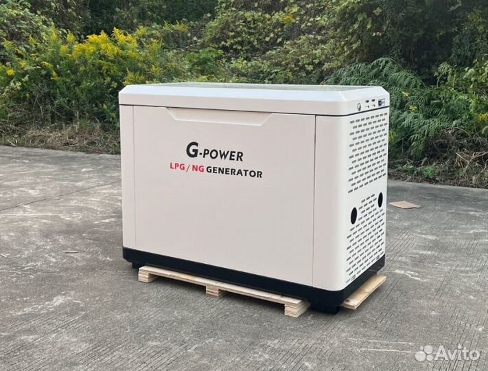 Генератор газовый 15 kW g-power SL15000SE3