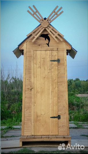 Уличный туалет с установкой сох 572