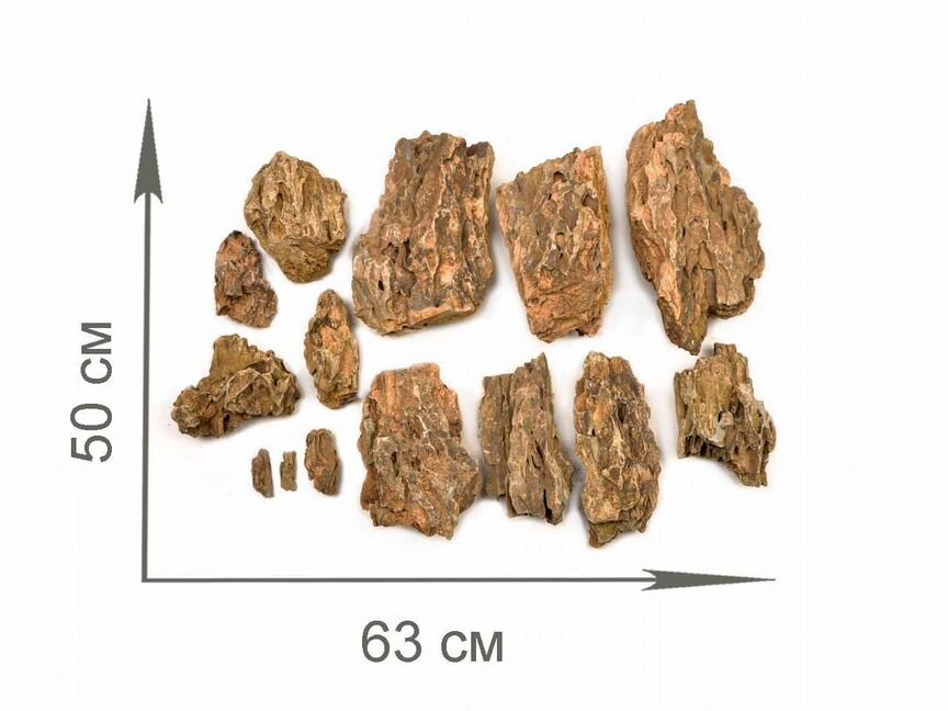 Набор камней дракон для аквариума, палюдарима, дек