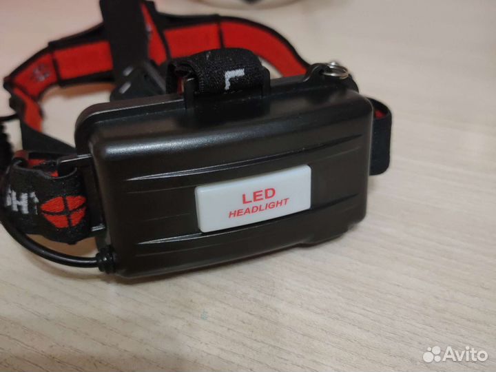 Налобный фонарь аккумуляторный 18650