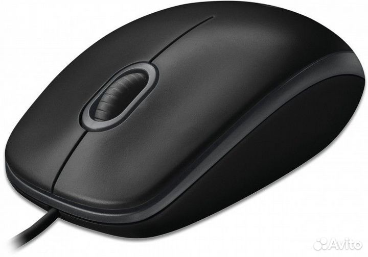 Мышь проводная Logitech b100