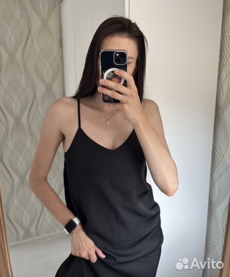 Платье майка длинное