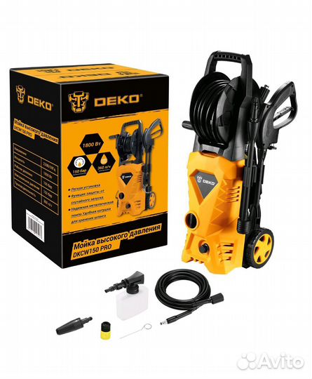 Авто мойка Deko dkcw 150 PRO 063-4303 1800 Вт