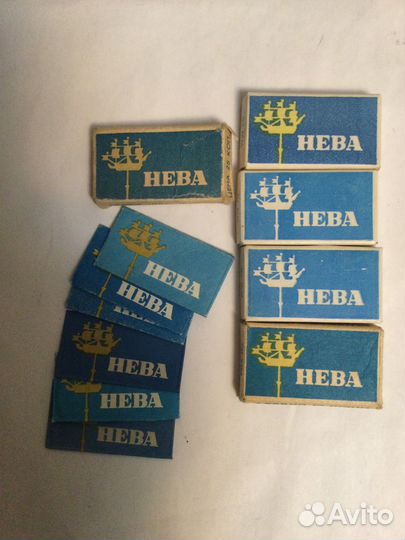 Лезвия для бритья Нева,Спутник,Балтика,СССР