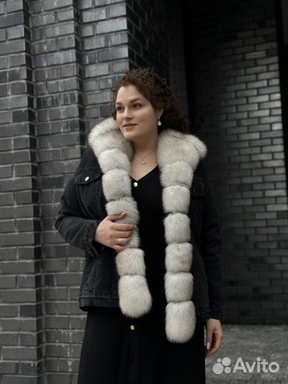 Джинсовка с мехом