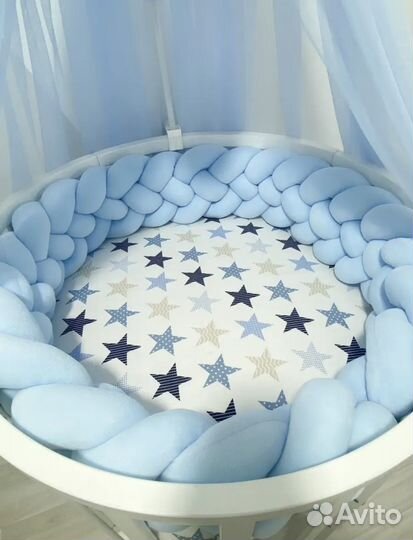 Бортик косичка