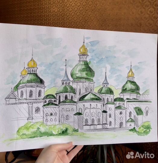 Картина акварелью