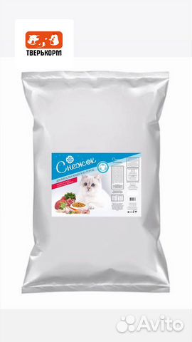 Корм для кошек “Снежок” мясное ассорти – 10 кг