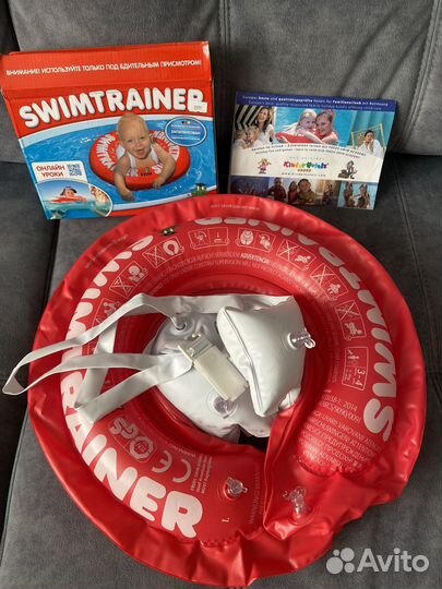 Круг для плавания swimtrainer красный